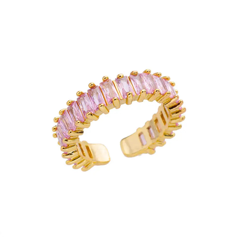 Pinky Zircon Ring