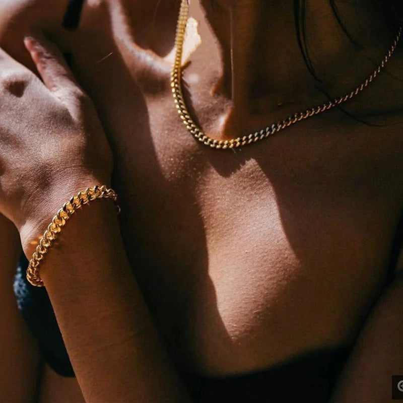 Vnox Cuban Chain Necklace