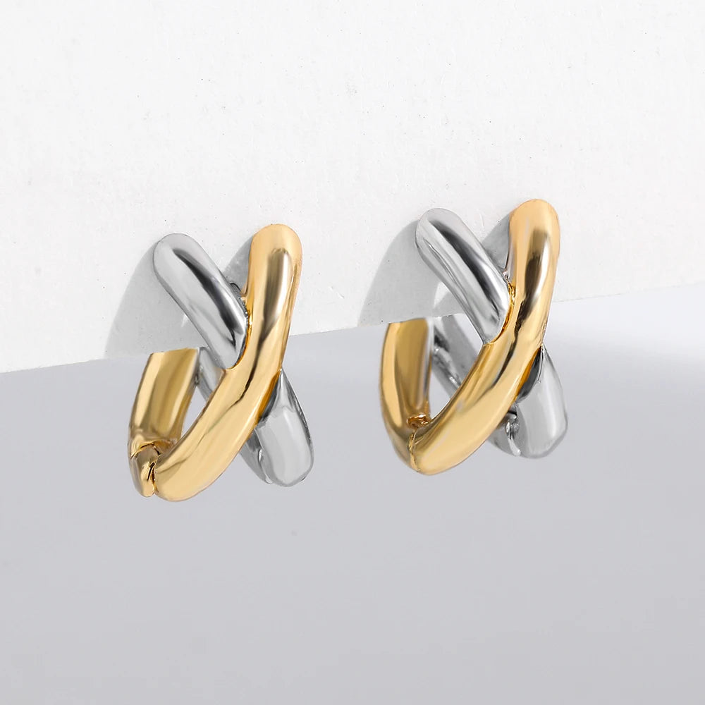 Punk Gold Plated Silver Color Mixing