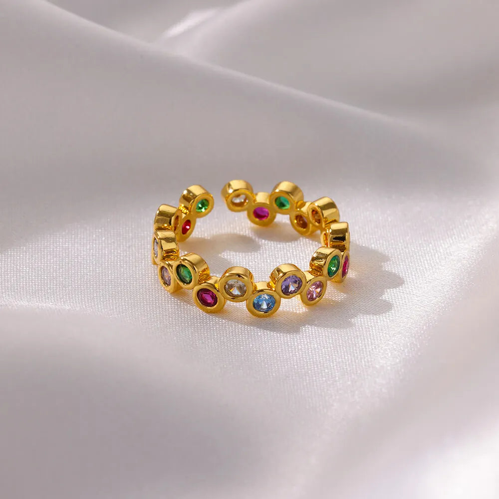 Pinky Zircon Ring