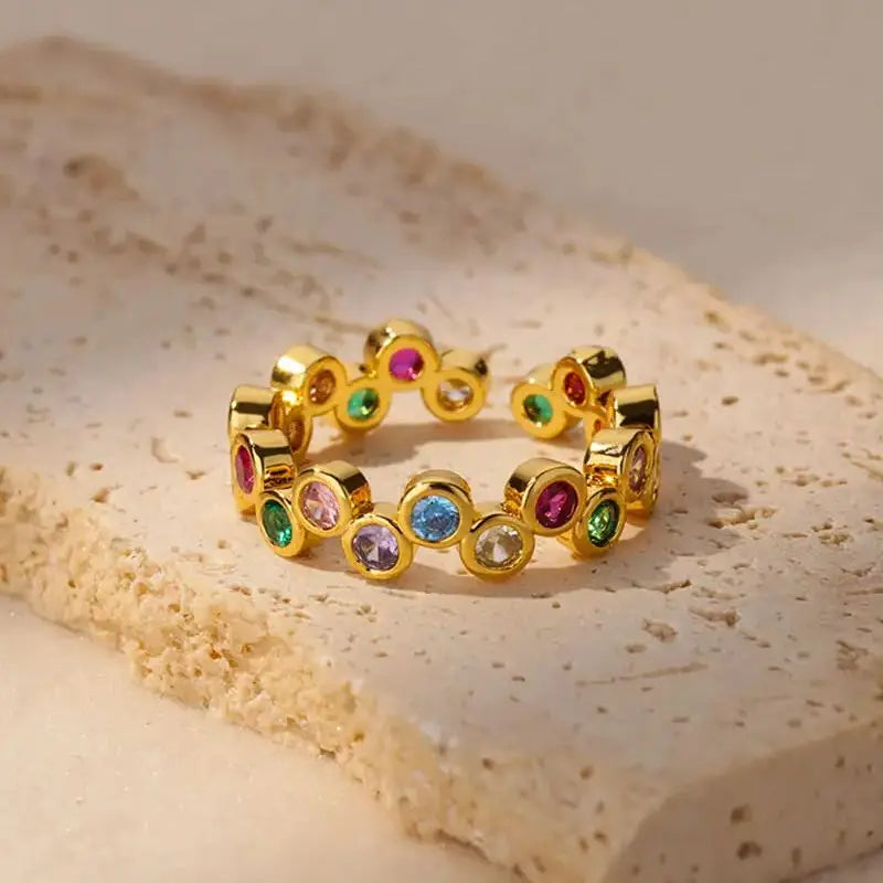 Pinky Zircon Ring