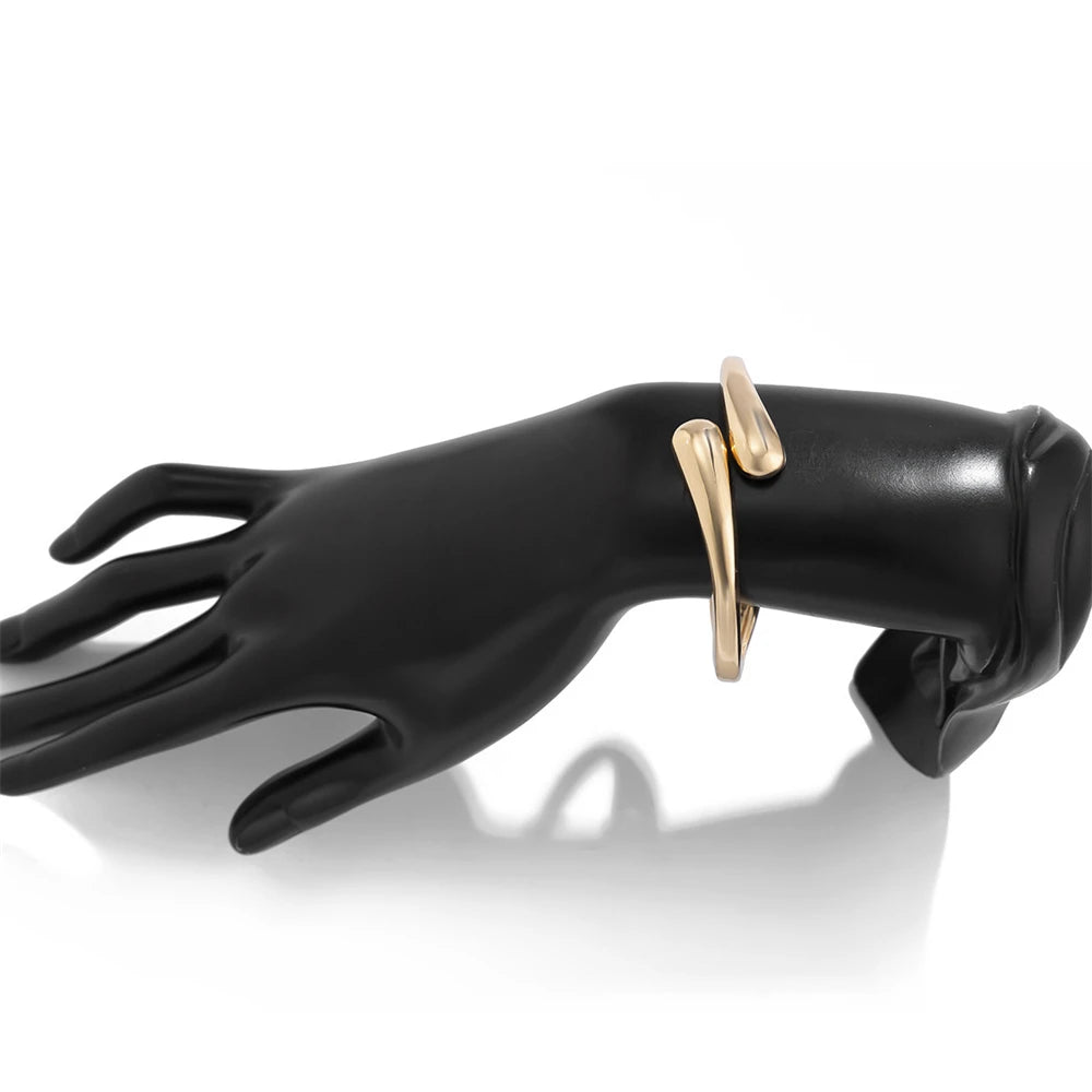 Wide Metal Bangle