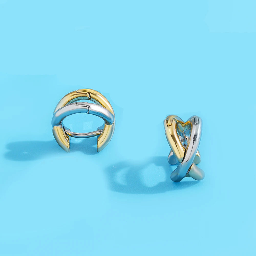 Punk Gold Plated Silver Color Mixing