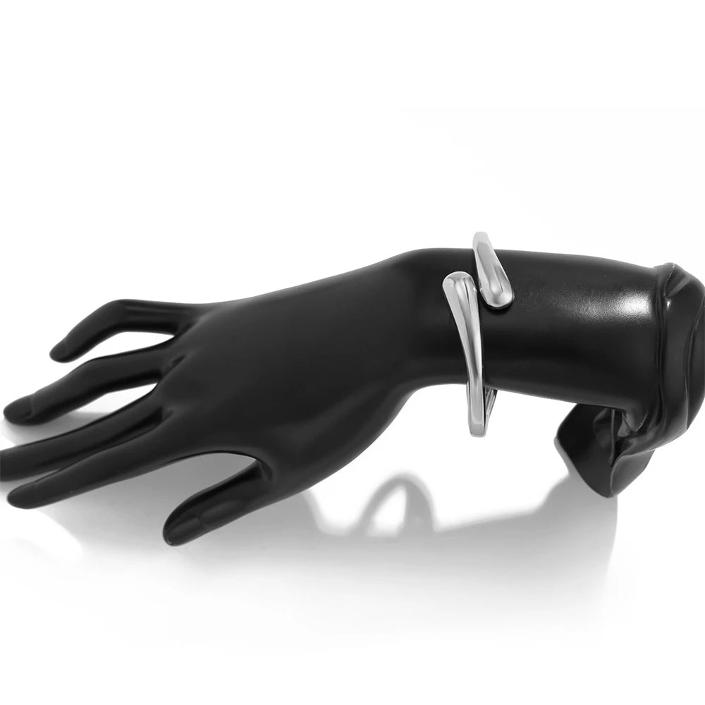 Wide Metal Bangle