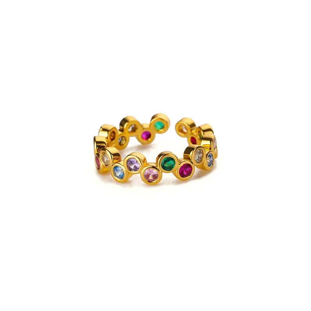 Pinky Zircon Ring