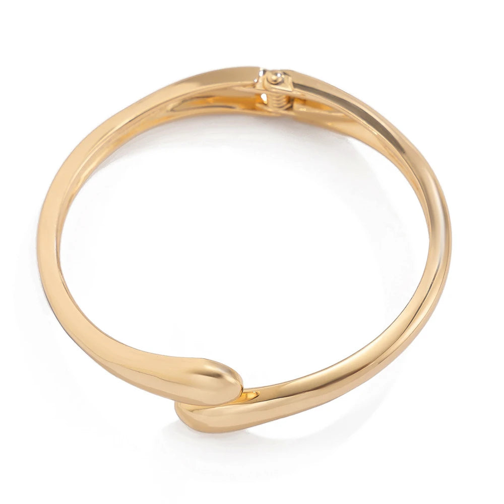 Wide Metal Bangle