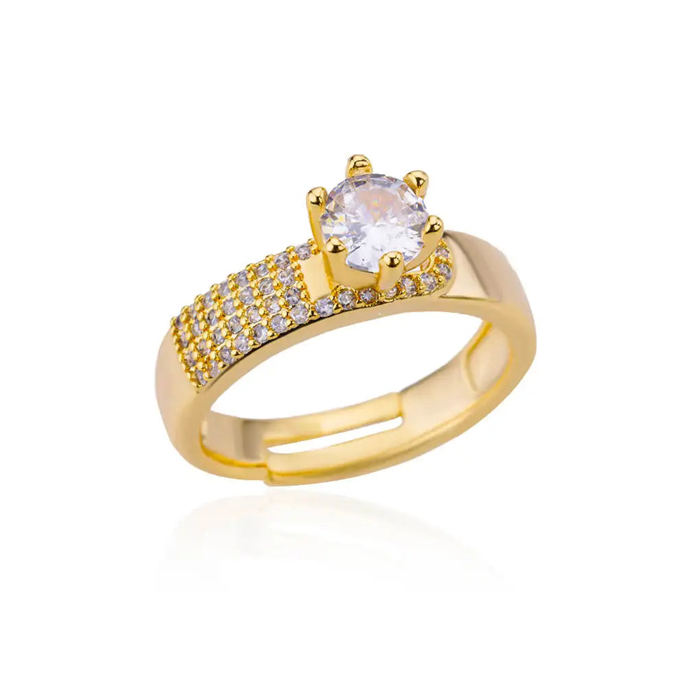 Pinky Zircon Ring