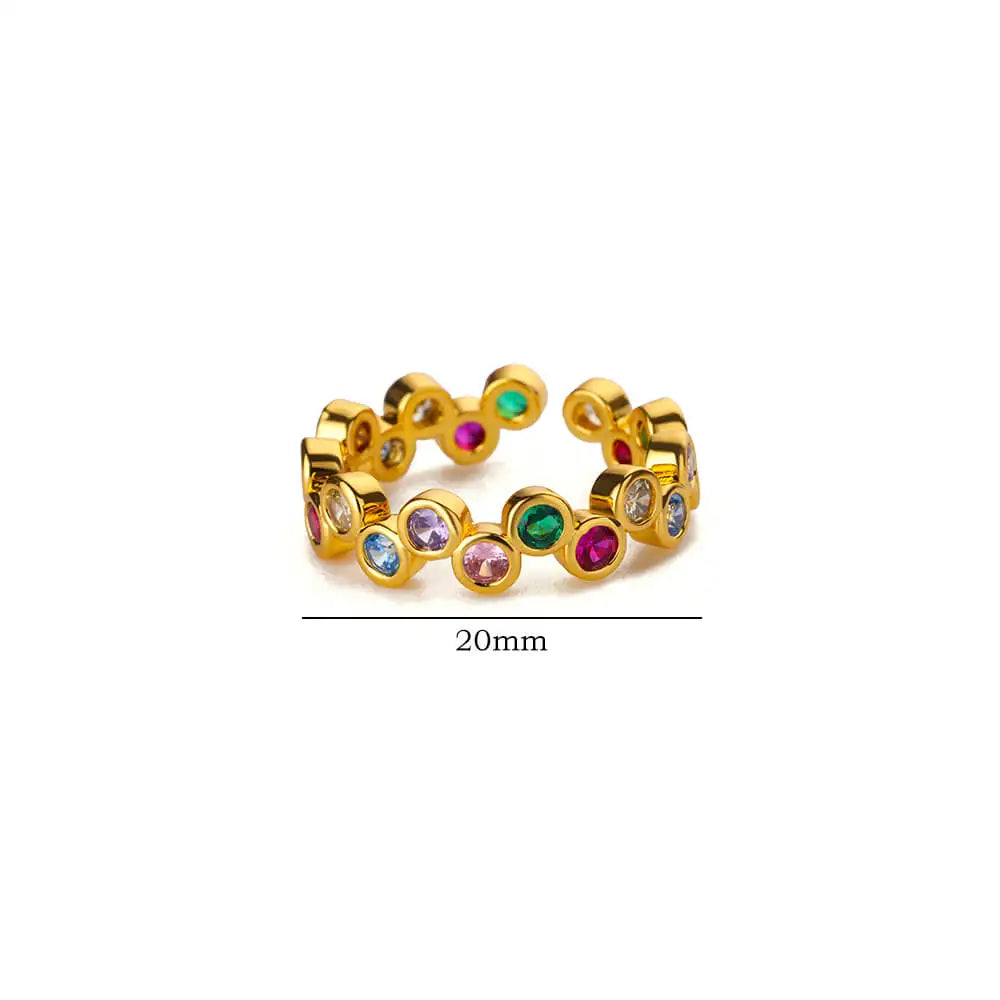 Pinky Zircon Ring