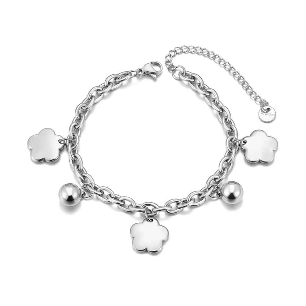 Heart Charm Bracelets 18K Gold