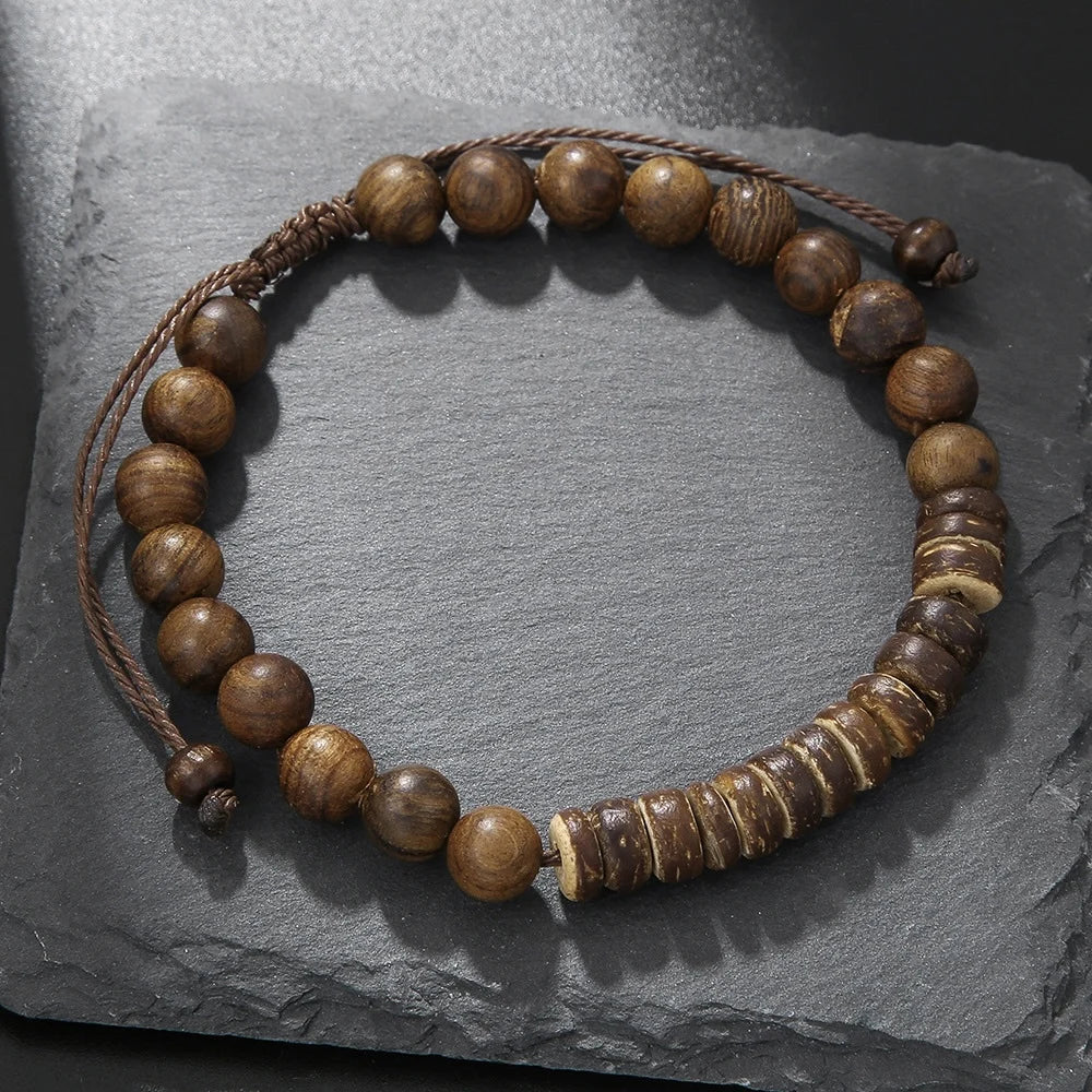 Blue Stone Bead Bracelet