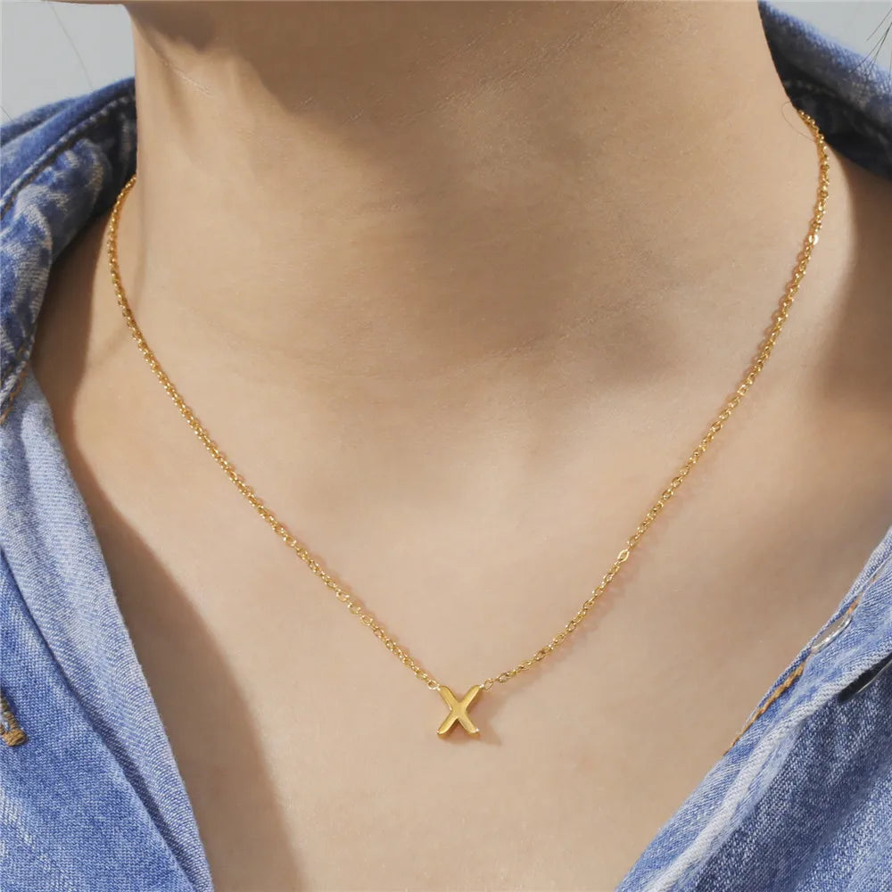 A-Z Letter Necklace for Women