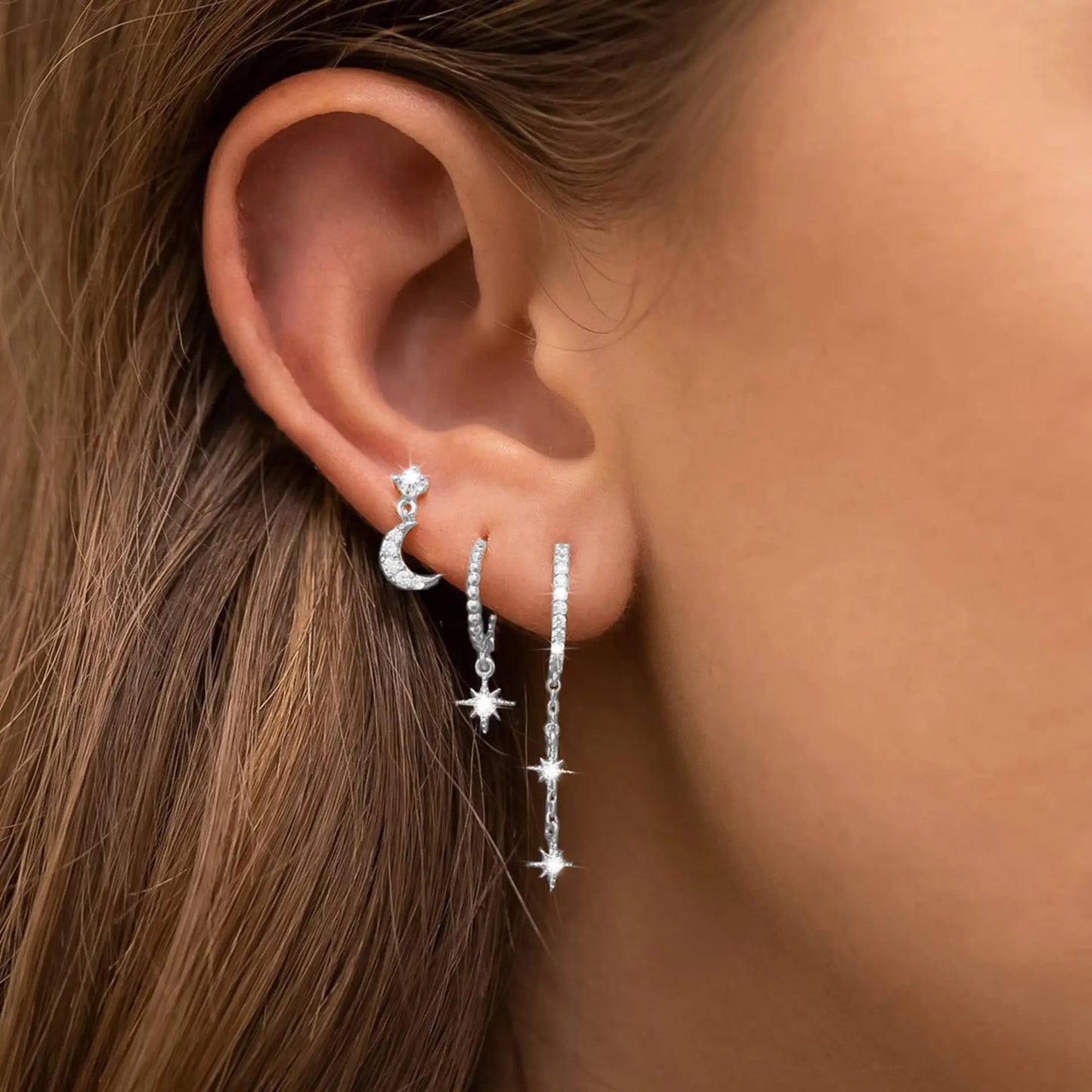 Chain Hoop Earring